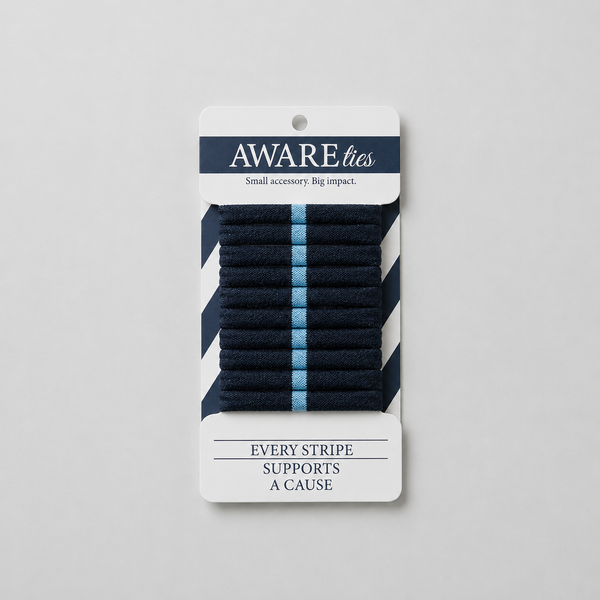 AWAREties | Blue Stripe – Clean Water Initiatives Pack