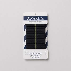 AWAREties | Green Stripe – Animal Rescue & Welfare Pack
